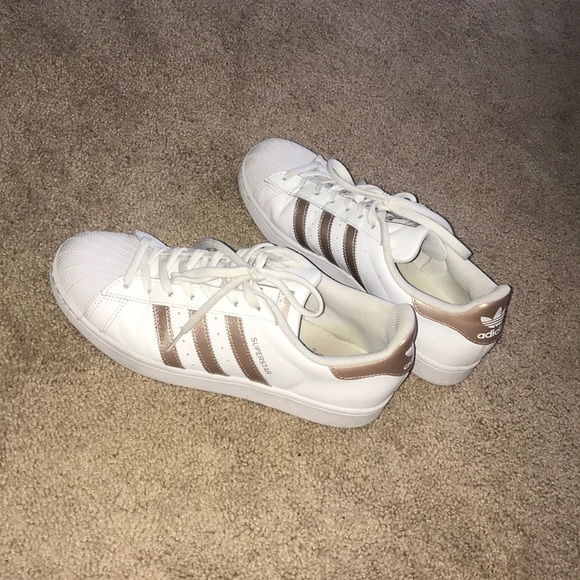 adidas superstar rose gold